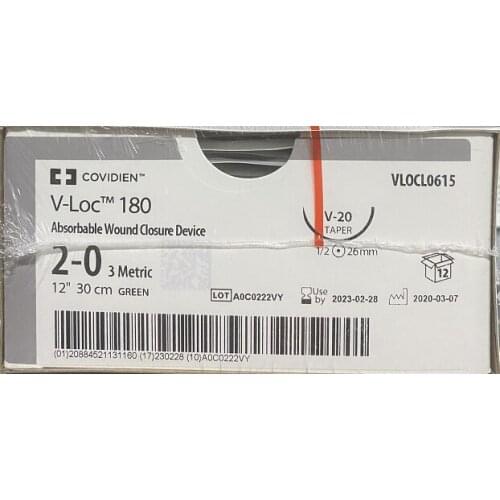 Covidien Barbed Wire VLOCL0615 Covidien Barbed Wire VLOCL0615