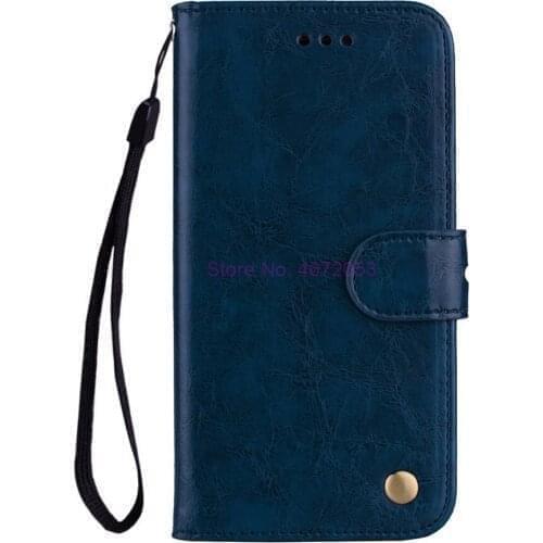 100pcs Leather Case For Huawei Honor 7C AUM-L41 Russia 5.7 Inch Flip Wallet Case On For Honor 7C Pro LND-L29 Global 5.99"