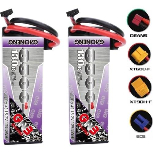 GAONENG GNB 15.2V 8500mAh 130C PLUS LiPo Battery For Remote Control Car Racing Spare Parts With Shell Upgrade LiHV 4S Battery