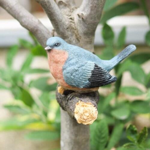 Bird Model Garden Decor Courtyard Bird Figurine Patio Tree Hanging Wild Life Toys 3-8 Years Old