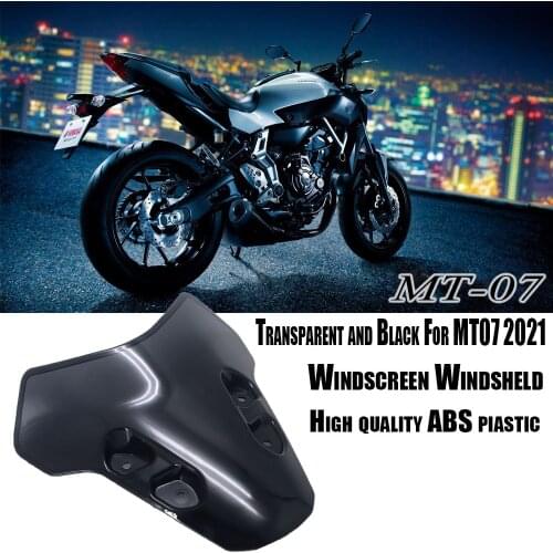 NEW 2021 Motorcycle Accessories Front Screen Sports WindScreen Windshield Deflector For YAMAHA MT07 MT-07 MT 07 mt07