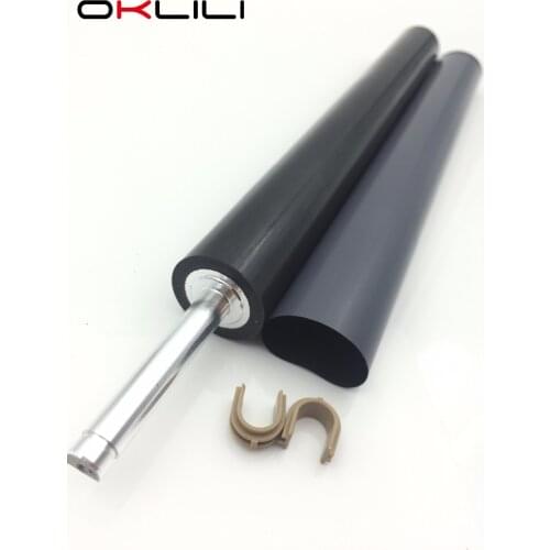 Fuser film sleeve + lower pressure roller + lower roller bushing for HP P3015 P3015d P3015dn P3015x M521 M525 for Canon LBP3560