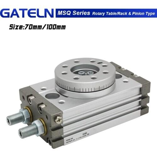 MSQB70A MSQB70R MSQB100R MSQB100A SMC Type Rotary Pneumatic Cylinder Adjustable 0-190 degrees