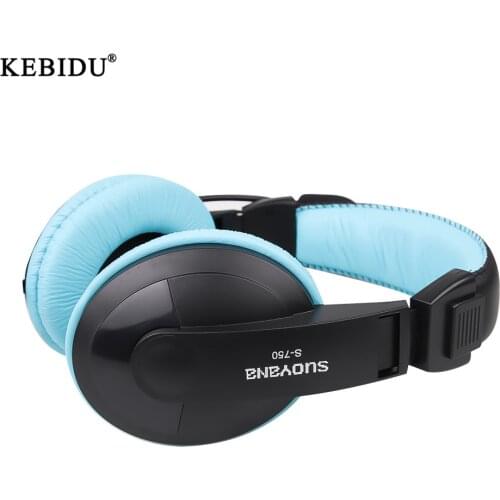 Kebidu Wired 3.5MM Stereo Gaming Headphone Deep Bass Game Earphone Headset For Gamer With Microphone For PC Gaming Headset S-750