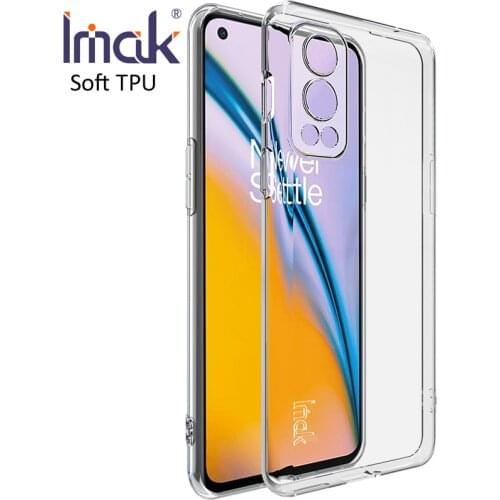 IMAK Clear Transparent TPU Case For Oneplus Nord 2 5G Soft Silicone Cover