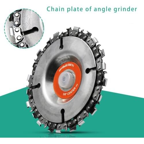 Woodworking Cutting Blade Wood Slotted Saw Blade Angle Grinder Carbide Wood Carving Disk Grinder Disc Chain