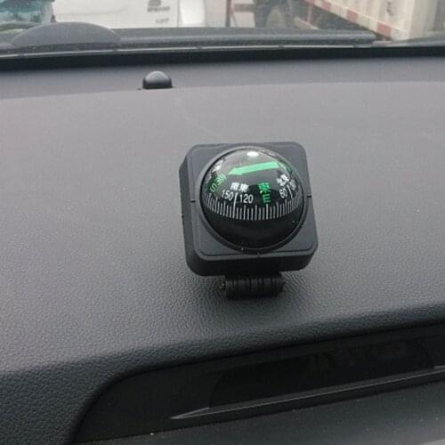 Car Truck Boat Self-adhesive Compass Ball Dashboard Navigation Guide Placement Decoration Ornament