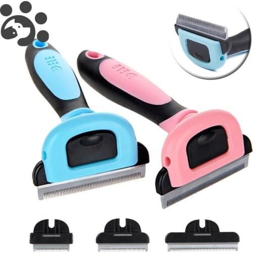 Detachable Dog Hair Remover Comb for Cat Brush Grooming Tools Pet Clipper Attachment Trimmer Combs Supply for Cats Dogs