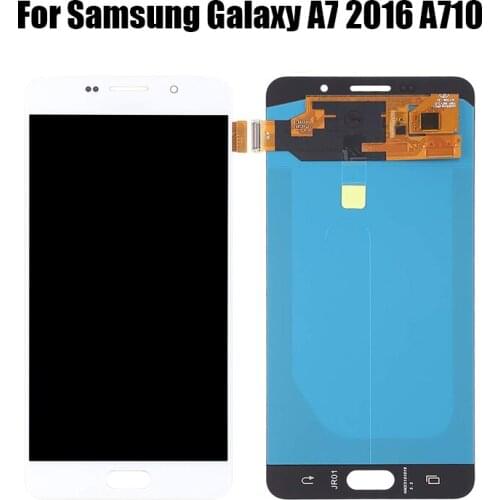 TFT For Samsung Galaxy A7 2016 Lcd A710 A7100 A710F A710M LCD Display Touch Screen Digitizer Assembly For a7 2016