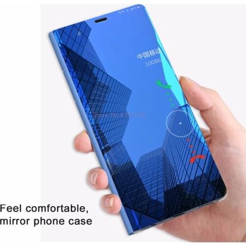 Mirror Smart Case For Galaxy J7 J700 J7 Core j701 Leather Flip Stand Case For Samsung Galaxy J7 Nxt J7neo Cover j7 Neo J701F