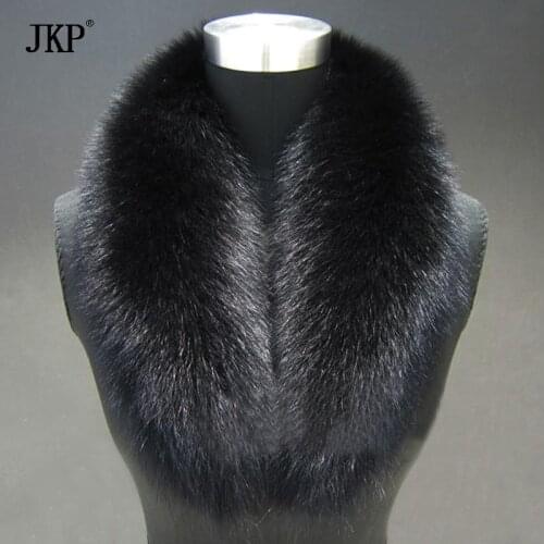 Real fox Fur Collar Scarf Womens Shawl Wraps Neck Warmer Stole Hot sale Ring Scarf