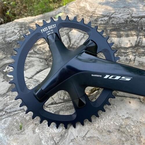 PASS QUEST R 110BCD 110BCD round road bike narrow wide sprocket ring 36T-58T For R7000 R8000 R9100 crankset bicycle parts