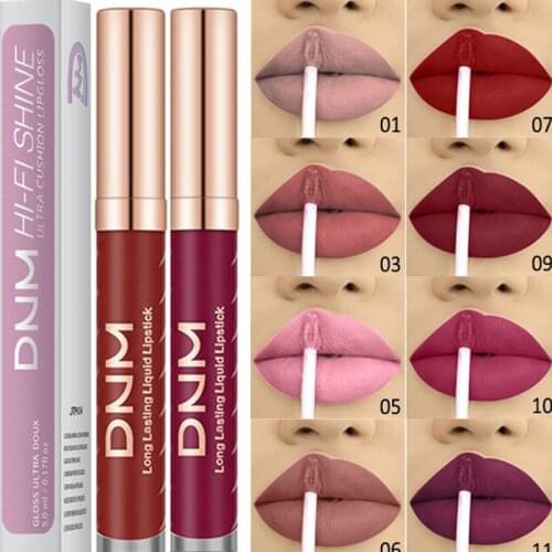 12 Sexy Lip Tint Makeup Color Matte Lipstick Lips Make Up Hot Sale Natural Makeup Lasting 24 Hours Sparkling Lipstick TSLM2