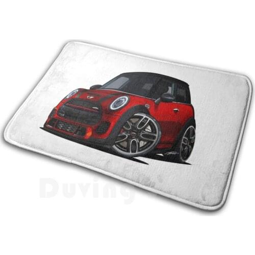 2019 Mini Cooper S Jcw Red Soft Non-Slip Mat Rug 120 Carpet Cushion Mini Cooper Mini Cooper S Cooper S Jcw Mini Jcw John