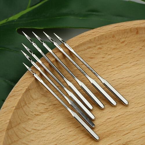 50pcs/Set Household Threading Overlock Sewing Machine Needles For Singer Janome Juki Also Fit Old Sewing Machine New