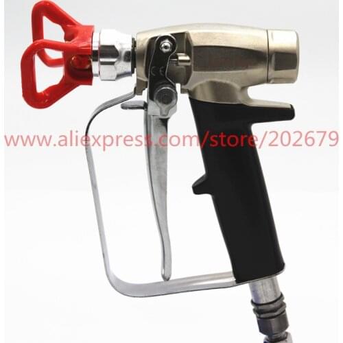 High Pressure Airless Paint Spray Gun + Nozzle Guard Paint Sprayer Gun Used At Airless Paint Sprayer Paint Gun