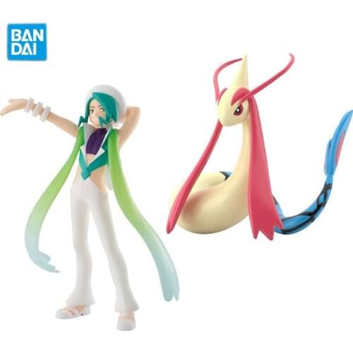 Bandai Pokemon SCALE WORLD Japanese Anime Mikuri Milokaross figurine PVC Action Figures Kids Toys Model Collections Dolls Gifts