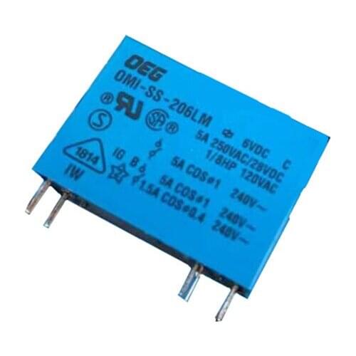 HOT NEW 6V relay OMI-SS-206LM OMI SS 206LM OMISS206LM 6VDC DC6V 6V 5A 6PIN