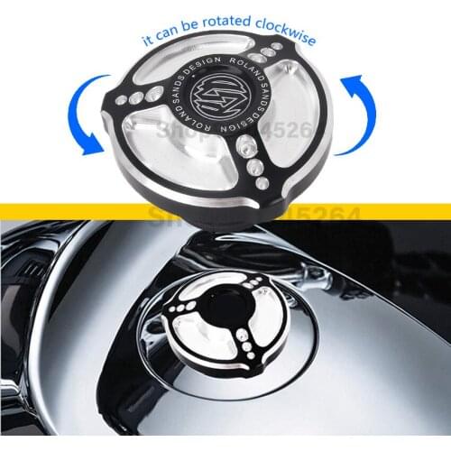 Motorcycle Oil Gas Tank Cap Fuel Gas Cover For Harley Sportster 883R 883L 48