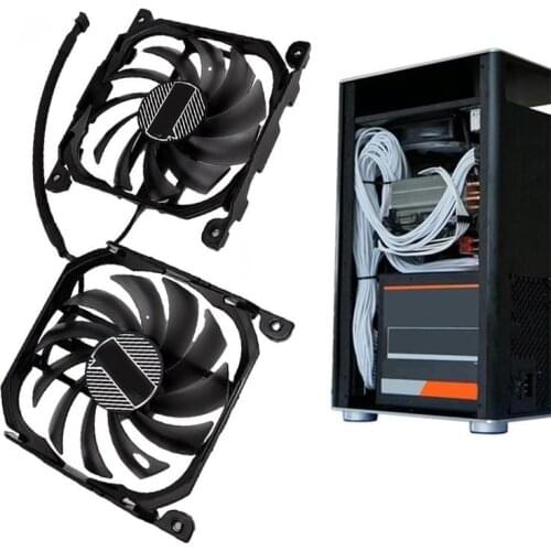 1 Set Inno VISION GTX1080TI/1080 X2 GPU VGA Card Cooler Fan For INNO3D GEFORCE GTX 1080 GTX1080 TI X2 Graphics As Replacement