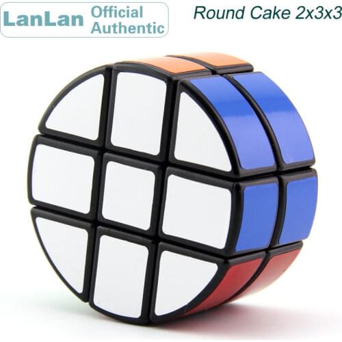 LanLan 2x3x3 Round Cake Magic Cube Cylinder Cubo Magico Professional Speed Puzzle Antistress Educational Toys For Kids