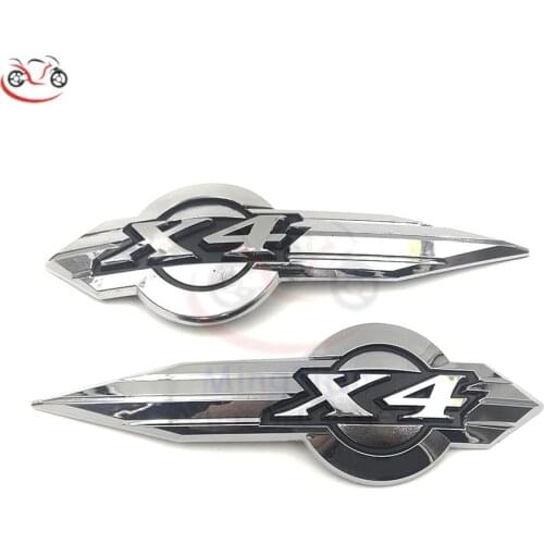 Motorcycle 3D ABS Chrome Gas Tank Emblem Fuel Badge Decal Sticker For Honda X4 CB1300 CB 1300 Motorbike