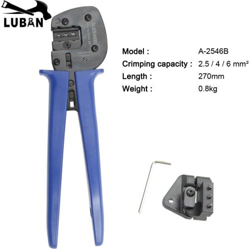 2.5-6mm2 B-2546 A-2546B MC4 crimping tool crimping plier 2 multi tool tools hands Solar Photoroltaic Connector MC4 Crimping Tool