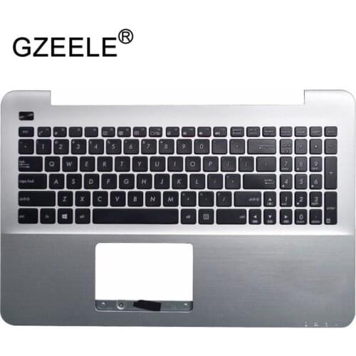 GZEELE 98%NEW Laptop Palmrest TOP Cover For ASUS X555M X555 K555L DX992L V555L Palmrest Upper Cover Keyboard Bezel C Shell