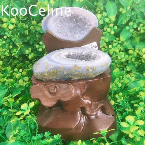 Natural Crystals Quartz Agate Geode Cluster Freeform Energy Reiki Healing Stones Room Aquarium Decoration Accessories Gemstone