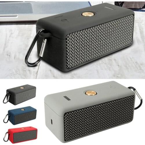 Silicone Case Protective Skin Sleeve Cover Outdoor Travel Silicone Case Cover Skin With Carabiner For MARSHALL EMBERTON