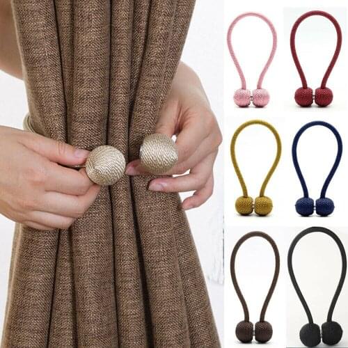 Modern Simple Tie back Magnets Curtains Buckle Curtain Clips Magnetic Curtain Holder Strap Decorative Accessories Home Window