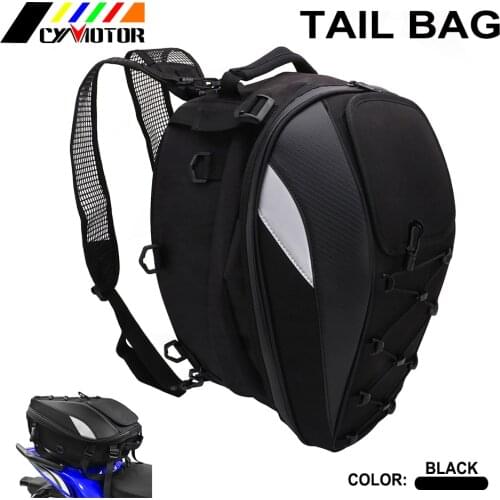 Waterproof Motorcycle Tail Bag Multi-functional And Mounting Durable Rear Seat Bag High Capacity Rider Backpack For KTM YAMAHA