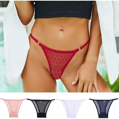 FINETOO Women Sexy Lace Floral Panties for Woman Underwear Lingerie Female Briefs Panty Transparent M-2XL Womens Underpants