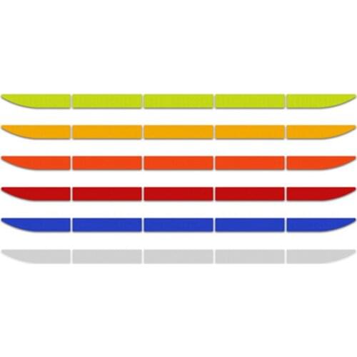 1 Set Reflective Tape Self Adhesive Warning Tape Stickers Tape Outdoor Safety Sticker Waterproof for Car, Bicycle, Motorcycle