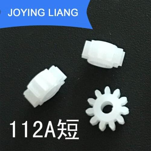 112A Short 0.5M Gears 11 Tooth 0.5 Modulus 2MM Tight Fitting Plastic Gear DIY Toy Accessories 5000pcs/lot