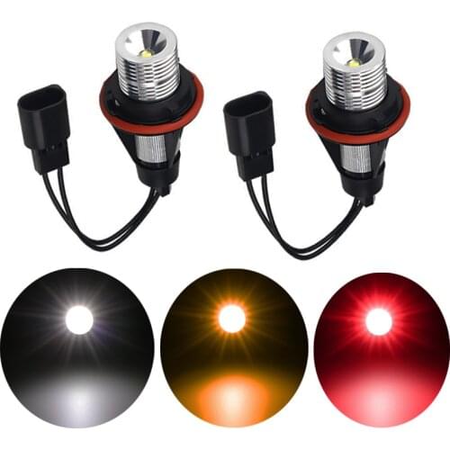 2pcs LED Angel Eyes Lights Super Bright Car Angel Eyes Halo light 12V 5W For BMW E39 E59 E53 E60 E31 E63 E64 E65 E66 E83 E87