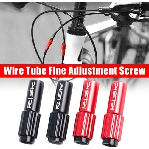 2pcs Cycing Brake Connector Derailleurs Bolt Adjustment for MTB Road Bike Cables Mini Inline Bicycle lines