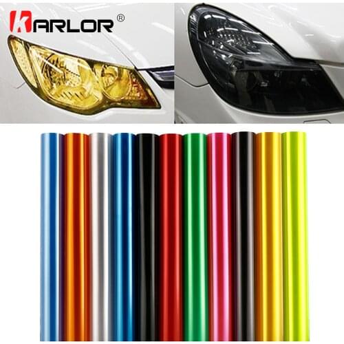 30cm x 100cm Auto Car Tint Headlight Taillight Fog Light Vinyl Smoke Film Sheet Sticker Cover Automobiles Decal Car styling