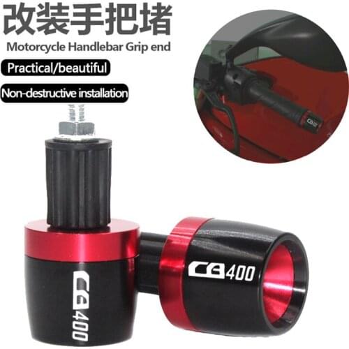 7/8'' 22mm For Honda CB400SF CB 400 CB400 VTEC 1 2 3 4 CNC Motorcycle Accessories Handlebar Motorbike Handle Bar Grips Cap Ends