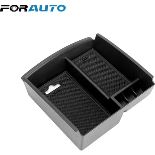 FORAUTO Seat Crevice Storage Box Car Organizer Container Interior Accessories Armrest Storage Box Stowing Tidying Phone Tray