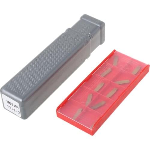 1Set MGEHR1212 External Grooving Tool Holder with Carbide Inserts Lathe Cutter Plate Lathe Turning Parting Tool Set