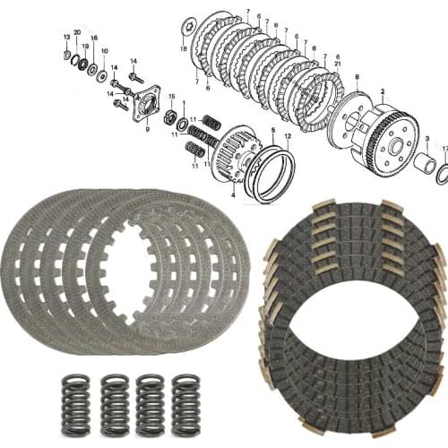 Clutch Friction Plates & Spring Fit For HONDA CMX250C Rebel 250 1985-1997