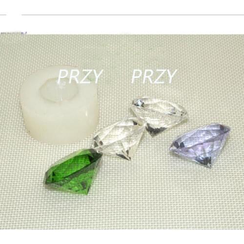 DIY 3D diamonds handmade silicone soap candle cake decoration chocolate mold