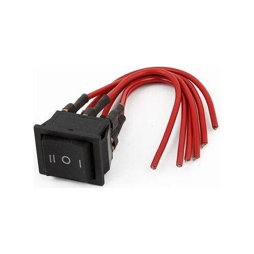 Free shipping!DPDT 6 Wires Locking Boat Rocker Switch 16A AC250V 20A 125V