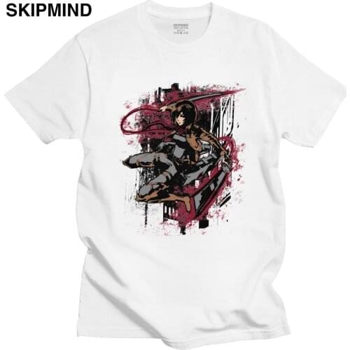 Attack On Titan T-Shirt Mens Soft Cotton Handsome Tshirt Short Sleeves The Titan Kiler Shirt Anime Manga Tee Tops Clothing Merch