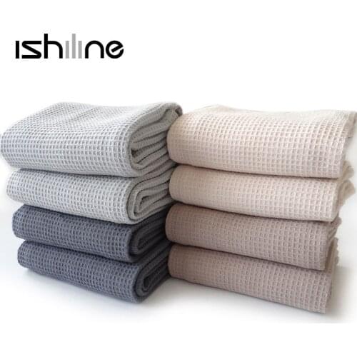 4PC/Set Cotton Table Napkins Cotton Kitchen Waffle Pattern Tea Towel Absorbent Dish Cleaning Towels Cocktail Napkin For Wedding