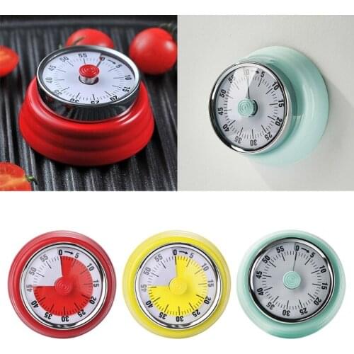 M4YD Kitchen Timer Manual Magnetic Mechanical Magnetic Timers for Cooking No Battery Required Chef Countdown Clock