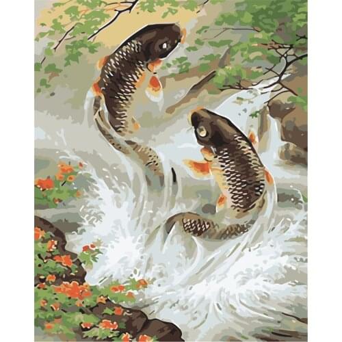 Folly True Paint By Numbers Kits For Adult Diy Canvas Painting For Adults Beginner No Frame Picture Color By Numbers