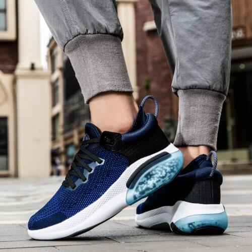 New 2020 Men Sneakers Women Breathable Running Shoes For Men Sport Shoes Outdoors jogging Walking Shoes Black Shoes Size 36-46