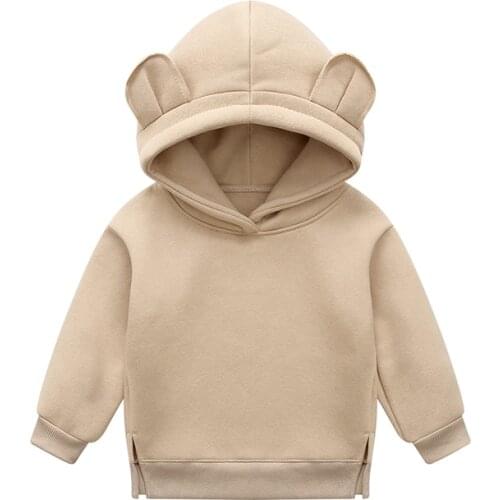 2021 New Kids Boys Girls Hoodie Sweater Long Sleeve Warm Clothes In Spring And Autumn 100% Cotton Hoodies Kids Sweatshirt